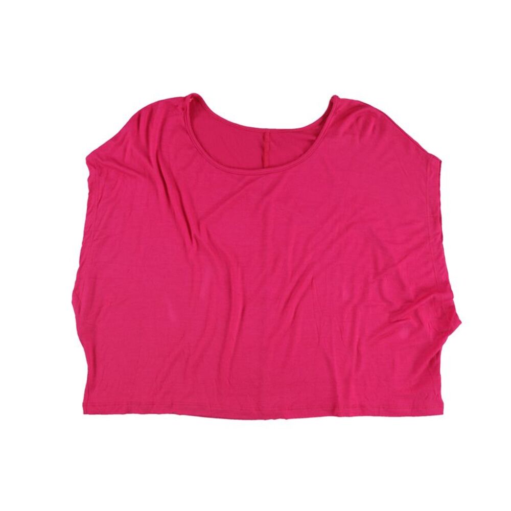 Mouchette Womens Solid Boxy Basic T-Shirt, NWT